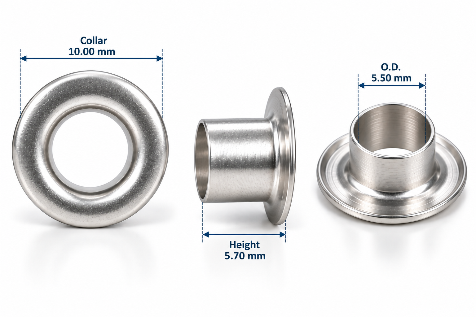 600 Series Aluminum Eyelets